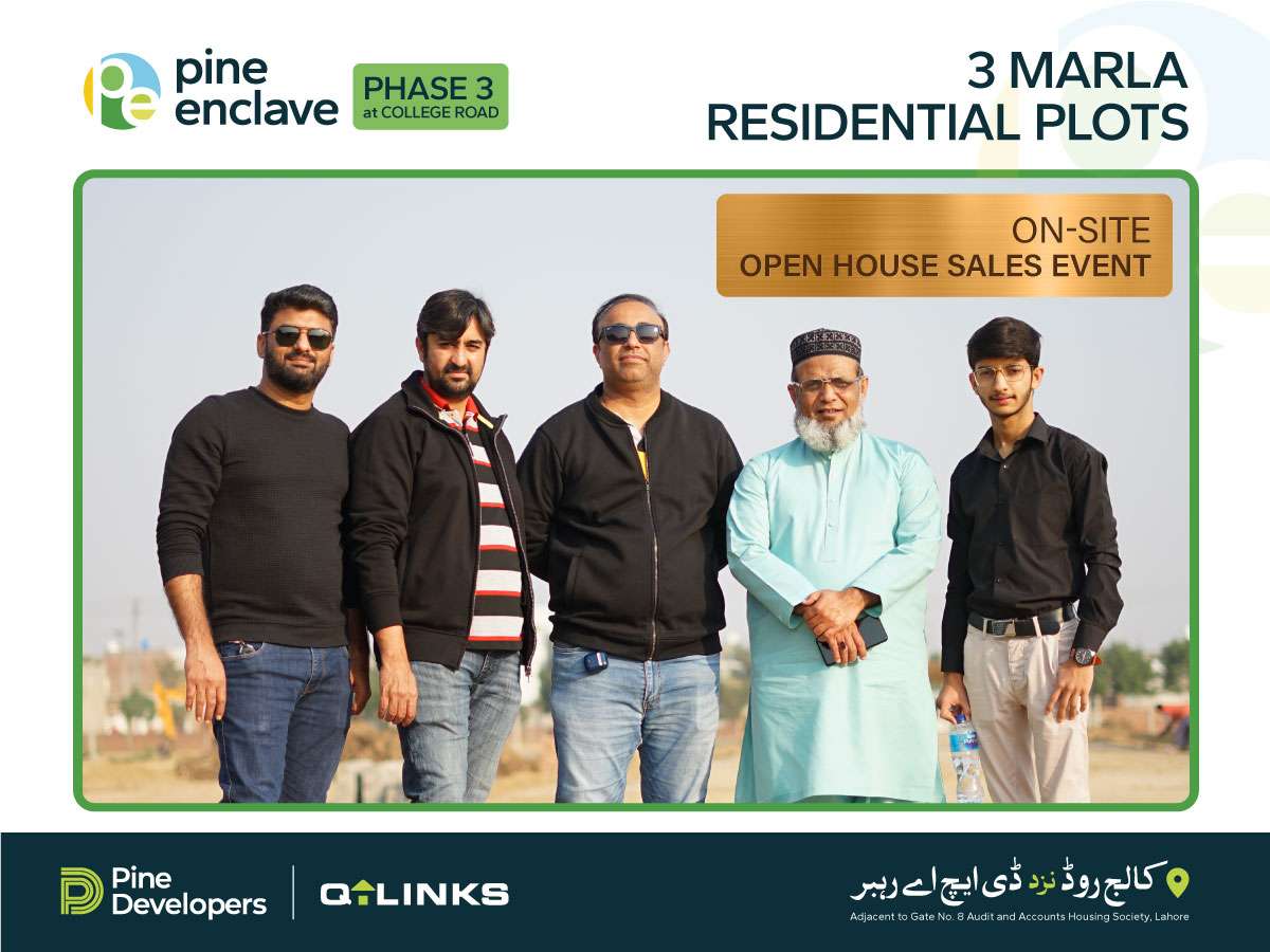 3 Marla Residential Plots On-Site Open House Sales Event